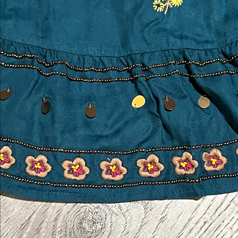 Anthropologie Luzia Cropped Embroidered & Sequin Cami - Picture 11 of 16